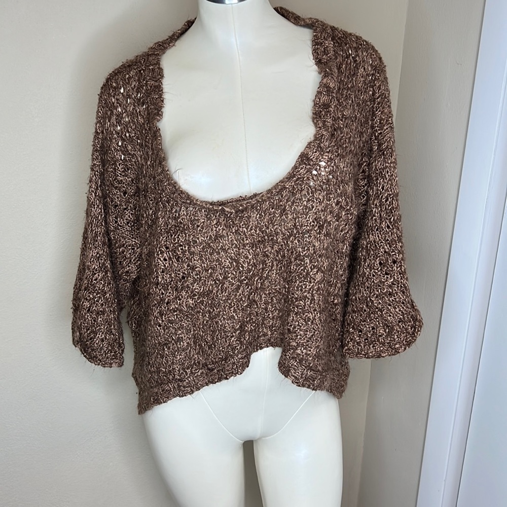 Dots Cropped Sweater